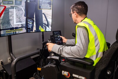 New Cat® Simulators Next Generation Excavator System Teaches Operators Skills and Techniques Using Integrated Machine Technologies