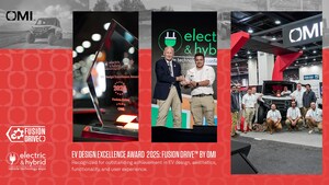 OMI wins the EV Design Excellence Award for its innovative hybrid Fusion Drive System