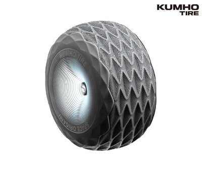 Kumho Tire “Origami” - a foldable tire designed specifically for space exploration and settlement construction