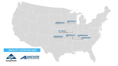 Anchor Packaging’s assets include four manufacturing facilities and two warehouses that produce and distribute a wide array of food containers and film products.