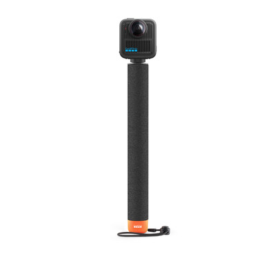GoPro's Floating Extension Pole helps you capture invisible pole 360 shots in the water without worrying about losing your GoPro. This extension pole locks your camera securely in place with a 1/4-20 mount so you can focus on epic angles, whether you’re surfing, jet skiing, or floating on a raft. The pole extends to 80cm and collapses to a compact 31cm, making it easy to pack and transport.