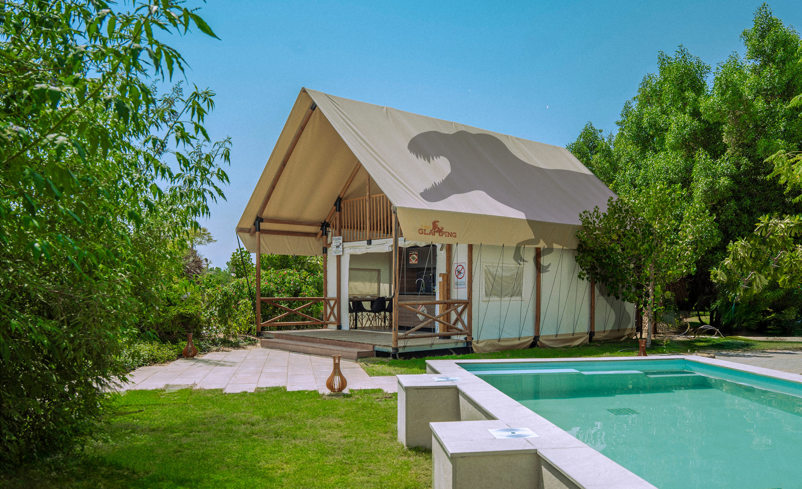 Step into the prehistoric age: T-REX Glamping now open at Dubai Parks™ and Resorts