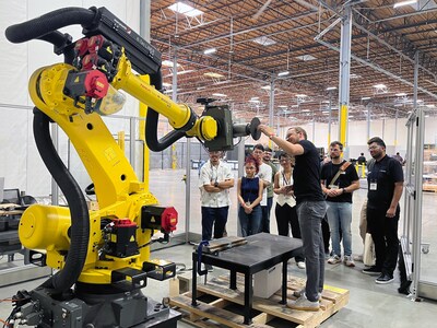 GrayMatter Robotics' new headquarters features more than 25 robotic cells actively performing real manufacturing operations on current and prospective customer and partner parts.