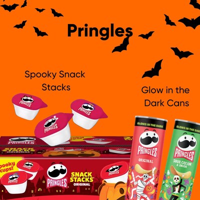 Pringles Spooky Snack Stacks and Glow in the Dark Cans