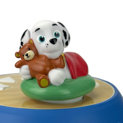When a Luna Content Character — like Marshall from PAW Patrol — is plugged into the Luna StoryTime Projector, kids can read, listen and sing along to stories and songs that transform storytime into an immersive, screen-free adventure.