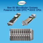 Supermicro Expands Its Portfolio of Cloud Service Provider Solutions with New 6U 20-Node MicroBlade® Powered by AMD's EPYC™ 4005 Series Processors