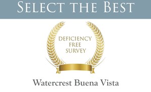 Watercrest Buena Vista Senior Living Receives 100% Deficiency Free Survey