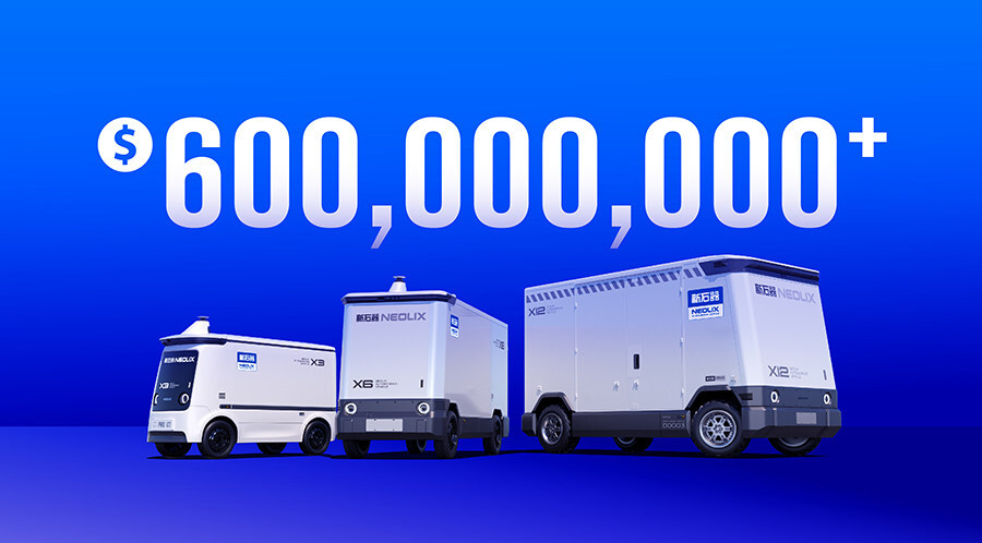 Neolix sammelt über 600 Millionen US-Dollar in Serie D ein und stellt damit einen neuen Rekord für Chinas Branche für autonomes Fahren auf