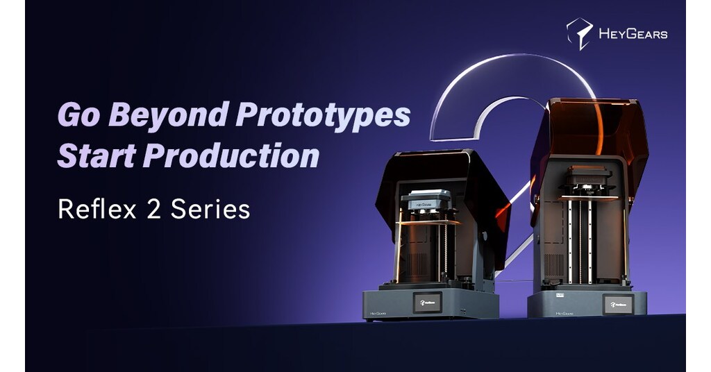 HeyGears lanza las impresoras 3D de la serie Reflex 2 HeyGears lanza las impresoras 3D de la serie Reflex 2