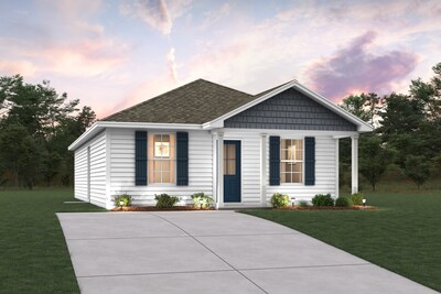 Lanier Plan Rendering | New Homes in DeFuniak Springs, FL | South Orange Crest by Century Complete