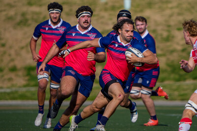 Des joueurs de rugby (Groupe CNW/École de technologie supérieure)
