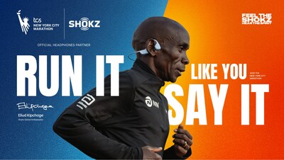 Shokz joins the 2025 TCS New York City Marathon as the Official Headphones Partner, with its global ambassador Eliud Kipchoge announcing his marathon debut in New York. Shokz joins the 2025 TCS New York City Marathon as the Official Headphones Partner, with its global ambassador Eliud Kipchoge announcing his marathon debut in New York.