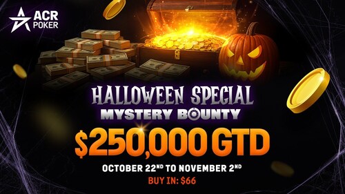 Unmask frightfully big bounties of up to $25,000 as well as seats to Mega Satellite for the chance to win a $30,000 WSOP Paradise package Unmask frightfully big bounties of up to $25,000 as well as seats to Mega Satellite for the chance to win a $30,000 WSOP Paradise package