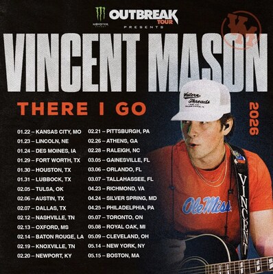 VINCENT MASON ANNOUNCES MONSTER ENERGY OUTBREAK HEADLINE TOUR VINCENT MASON ANNOUNCES MONSTER ENERGY OUTBREAK HEADLINE TOUR