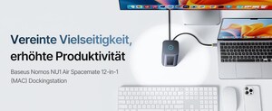 Baseus Launches Nomos NU1 Air Spacemate 12-in-1 (MAC) Docking Station to Improve Productivity Across Multiple Displays