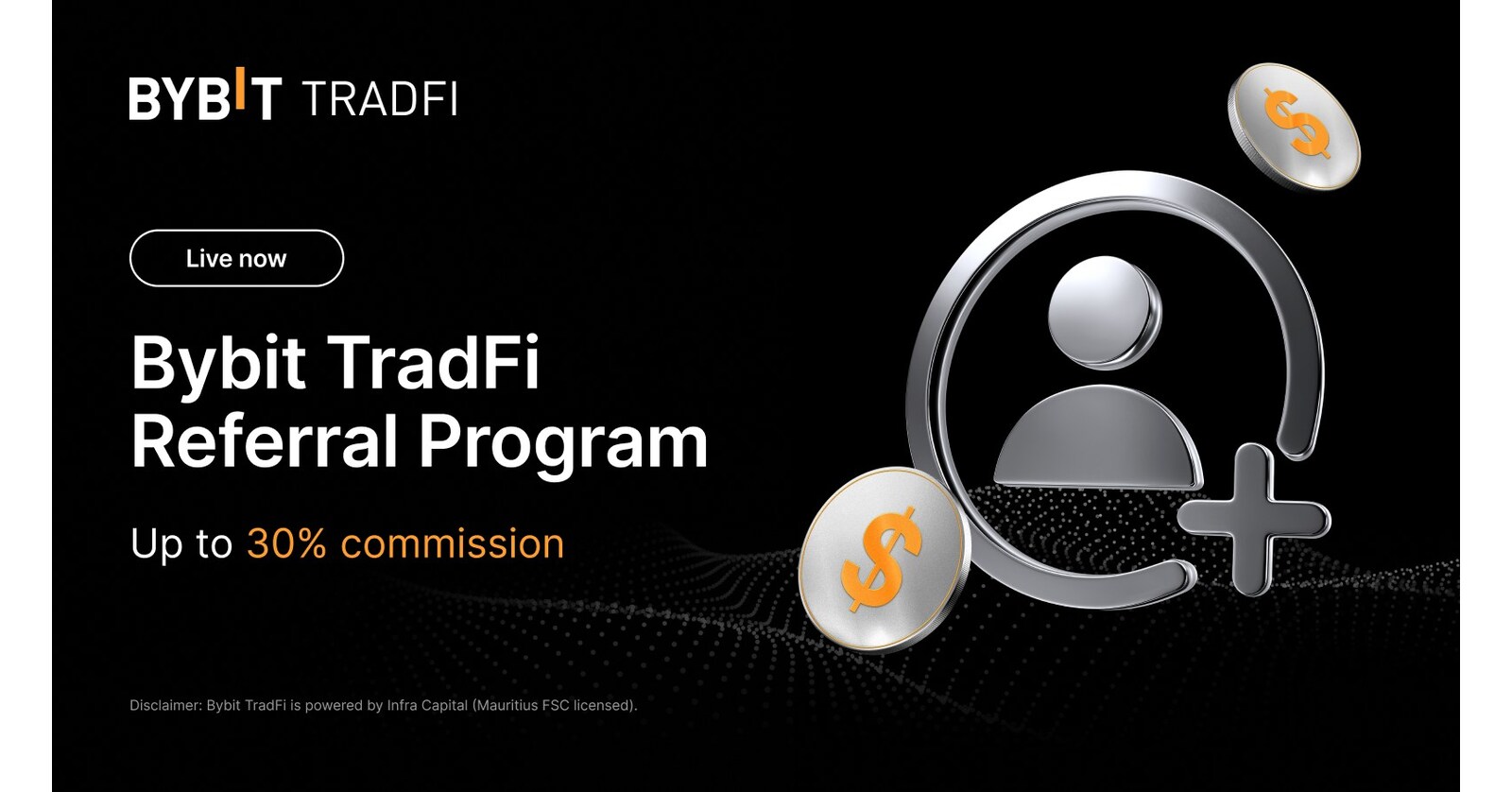 Bybit TradFi推薦計劃上線：邀請好友，賺取高達30%獎勵