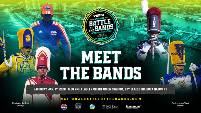 2026 Pepsi National Battle of the Bands in the Palm Beaches: Meet The Bands 2026 Pepsi National Battle of the Bands in the Palm Beaches: Meet The Bands