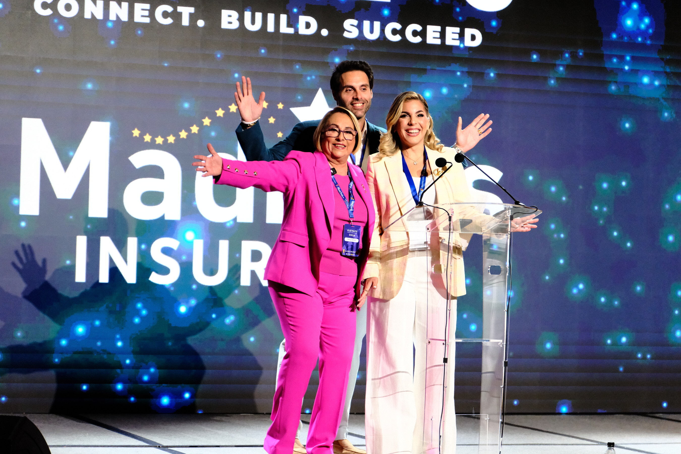 (Photo Cred: Madrina Insurance Mercy Cabrera Co-Founder, Ammer Cabrera President, Vanessa Vazquez CFO)