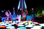 Lighted Stepping Stones at Luminaria