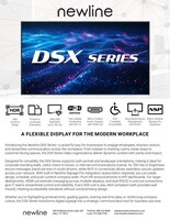 Newline Interactive Introduces the DSX Series — A New Standard for Visual Communication and Engagement