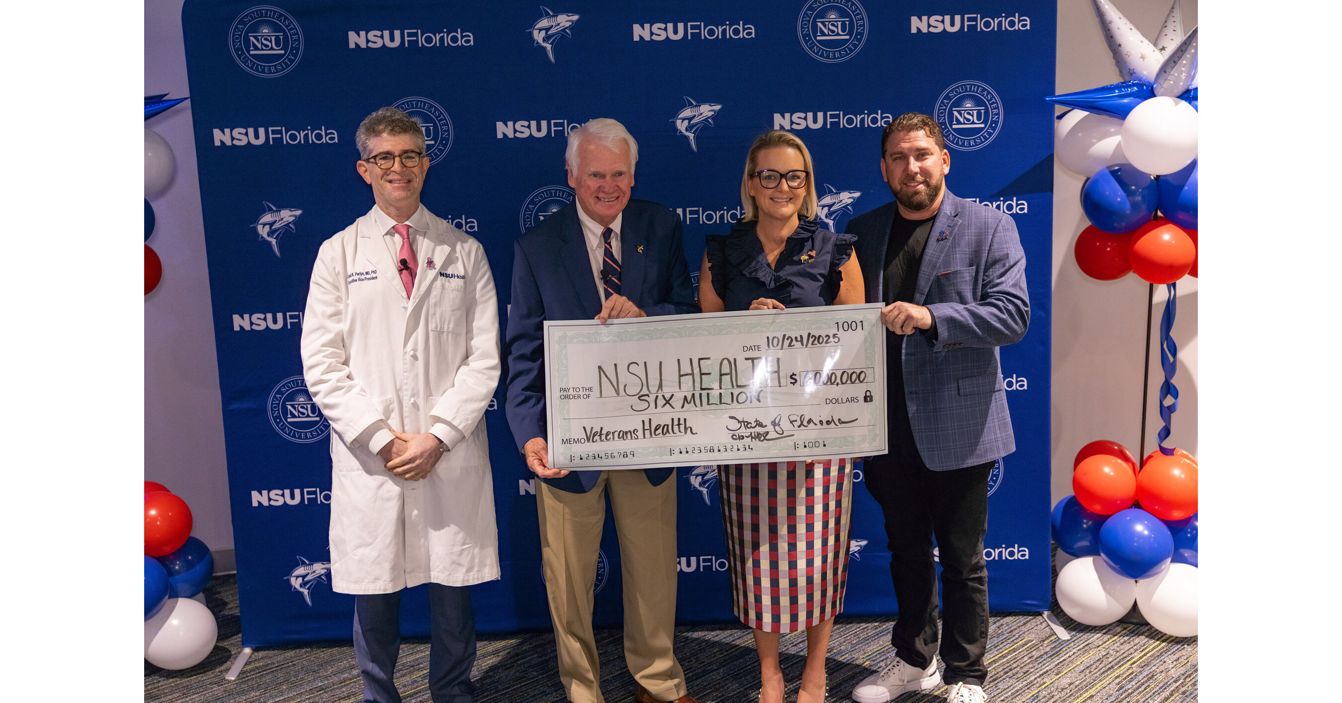 NSU Receives $6 Million State Appropriation To Support Veterans Care Program Services