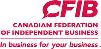 CFIB logo (CNW Group/Canadian Federation of Independent Business) CFIB logo (CNW Group/Canadian Federation of Independent Business)