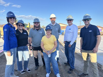 In Tucson, Mattamy team members have put the company’s core value of Community into action by helping build a Habitat for Humanity home, conserving and transplanting cacti and plants, serving meals at the Primavera Men’s Shelter, and organizing local school supply and holiday drives. (CNW Group/Mattamy Homes Limited)