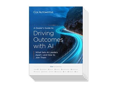 Cox Automotive’s new eBook is available for free download - A Dealer Guide to Driving Outcomes with AI. Cox Automotive’s new eBook is available for free download - A Dealer Guide to Driving Outcomes with AI.