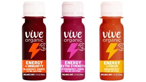 BOTTOMS UP FOR A BOOST: VIVE ORGANIC LAUNCHES TWO NEW WELLNESS SHOTS TO SUPPORT SUSTAINED ENERGY THIS HOLIDAY SEASON