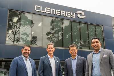 New Leadership at Clenergy (From left Haydn Fletcher, Vince Mobilio, Daniel Hong and Samir Jacob) New Leadership at Clenergy (From left Haydn Fletcher, Vince Mobilio, Daniel Hong and Samir Jacob)