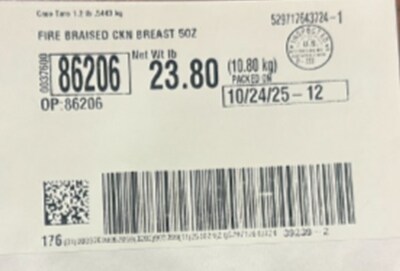 Item: 86206 Case Label Item: 86206 Case Label