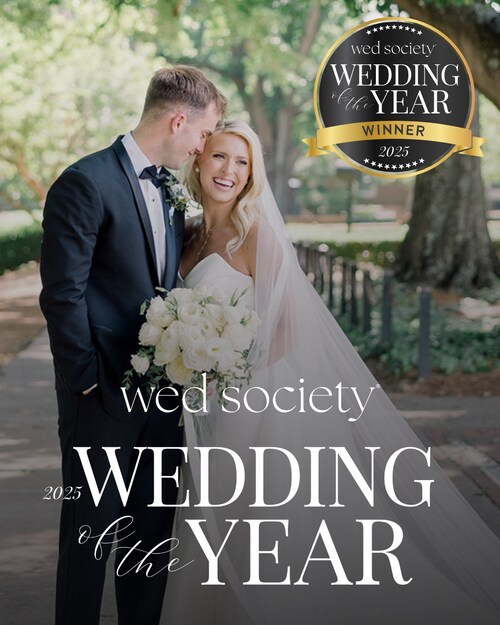 Wed Society® names Birmingham couple Anna-Kate and Spencer as the 2025 National Wedding of the Year. Wed Society® names Birmingham couple Anna-Kate and Spencer as the 2025 National Wedding of the Year.