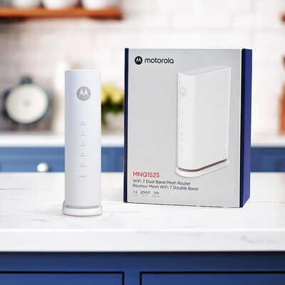 Motorola MQ15 WiFi 7 Dual Band Mesh Router System Motorola MQ15 WiFi 7 Dual Band Mesh Router System