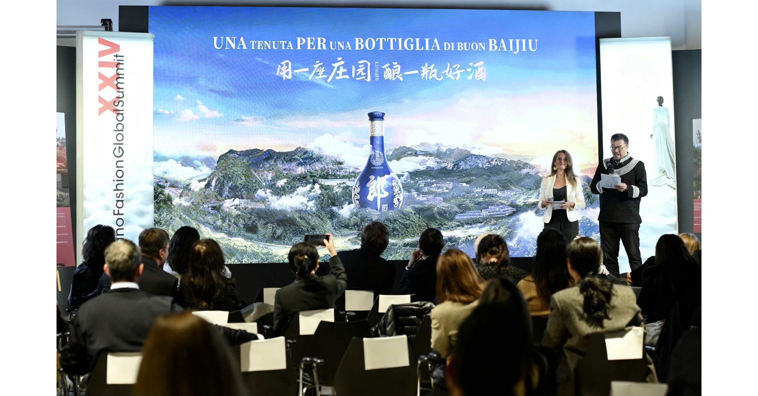Xinhua Silk Road: Langjiu de China celebra en Italia el evento Langjiu chino, dando la bienvenida al mundo