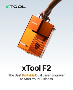 xTool presenta F2: la mejor grabadora láser dual portátil impulsada por un Agente de Creación con IA