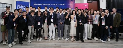 Participants of the 15th MINISH Course and MINISH Technology representatives at the completion ceremony. Participants of the 15th MINISH Course and MINISH Technology representatives at the completion ceremony.