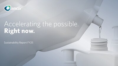 Amcor's FY25 Sustainability Report highlights progress across key areas of its sustainability agenda. Amcor's FY25 Sustainability Report highlights progress across key areas of its sustainability agenda.