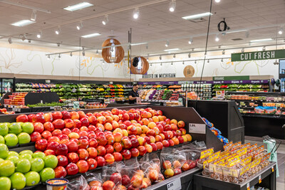 The updated store features a host of refreshed modern amenities and a thoughtfully improved layout designed to maximize convenience. Highlights include an enhanced produce section with expanded organic options, fresh-cut selections and a “clip-your-own-fresh-herbs” station.