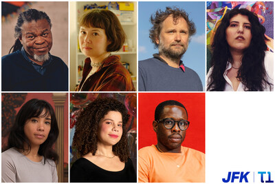 Caption: Roster of internationally recognized artists, overseen by Culture Corps (Lead Curator) for The New Terminal One at JFK (clockwise from top left): Yinka Shonibare CBE RA, Kelly Akashi, Tomás Saraceno, Ilana Savdie, Woody De Othello, Firelei Báez, Julie Curtiss.
Image credits clockwise from top left: Tom Jamieson, Brad Torchia, Dario Lagana, Austin Sandhaus, Jonah Reenders, Christopher Garcia Valle, White Cube (Fabrice Gousset). Caption: Roster of internationally recognized artists, overseen by Culture Corps (Lead Curator) for The New Terminal One at JFK (clockwise from top left): Yinka Shonibare CBE RA, Kelly Akashi, Tomás Saraceno, Ilana Savdie, Woody De Othello, Firelei Báez, Julie Curtiss.
Image credits clockwise from top left: Tom Jamieson, Brad Torchia, Dario Lagana, Austin Sandhaus, Jonah Reenders, Christopher Garcia Valle, White Cube (Fabrice Gousset).