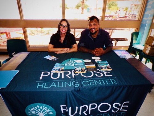 Admissions Director Stephanie Lanite and Community Outreach Specialist Willie Thorpe represented Purpose Healing Center at the recent Arizona Prison Resource Fair in Perryville Admissions Director Stephanie Lanite and Community Outreach Specialist Willie Thorpe represented Purpose Healing Center at the recent Arizona Prison Resource Fair in Perryville
