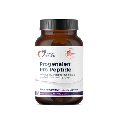 Designs for Health Launches Progenalen® Pro Peptide Breakthrough Triple Action Solution for Metabolic Health and Healthy Aging Designs for Health Launches Progenalen® Pro Peptide Breakthrough Triple Action Solution for Metabolic Health and Healthy Aging