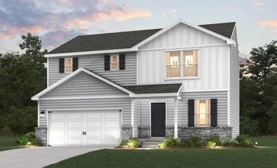 Dupont Plan Rendering | New Construction Homes in Valparaiso, IN | Timberland Farms by Century Complete
