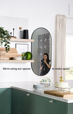 IKEA Canada's Making Space campaign featuring interiors photographer Jules Lee (CNW Group/IKEA Canada Limited Partnership) IKEA Canada's Making Space campaign featuring interiors photographer Jules Lee (CNW Group/IKEA Canada Limited Partnership)