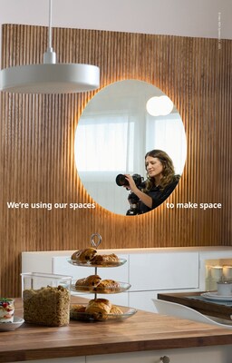 IKEA Canada's Making Space campaign featuring architecture photographer Lindsay Reid (CNW Group/IKEA Canada Limited Partnership) IKEA Canada's Making Space campaign featuring architecture photographer Lindsay Reid (CNW Group/IKEA Canada Limited Partnership)