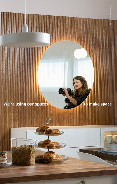 IKEA Canada's Making Space campaign featuring architecture photographer Lindsay Reid (CNW Group/IKEA Canada Limited Partnership)