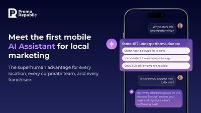 PromoRepublic Launches the First-in-Category Mobile AI Assistant for Local Marketing