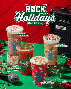 Dutch Bros® Cranks Up the Cheer with 2025 Holiday Menu