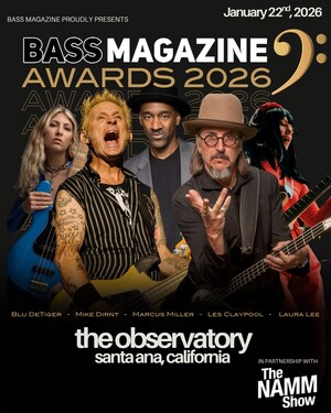 NAMM and Bass Magazine Announce 2026 NAMM Show Addition of Annual Bass Magazine Awards Show