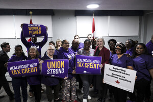 UNION: PRIME MINISTER CARNEY DELIVERING FOR CANADA'S PSWs IN BUDGET 2025 WITH $1,100 TAX CREDIT