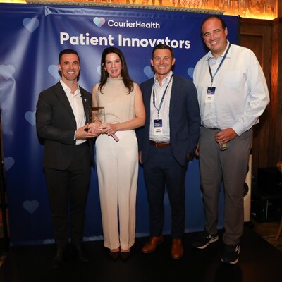 Ionis Pharmaceuticals receive their "Patient Services Team of the Year" award during the 2025 Patient Innovators Awards Ceremony in New York City.